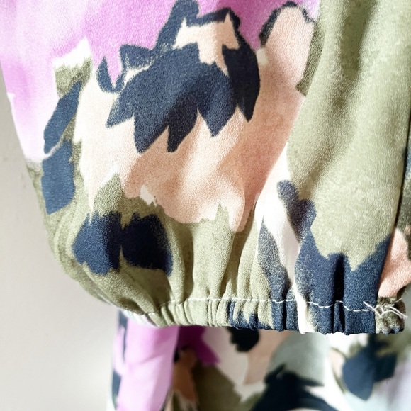 NWOT J CREW Mercantile Floral Off Shoulder Top Size XL - Picture 4 of 7